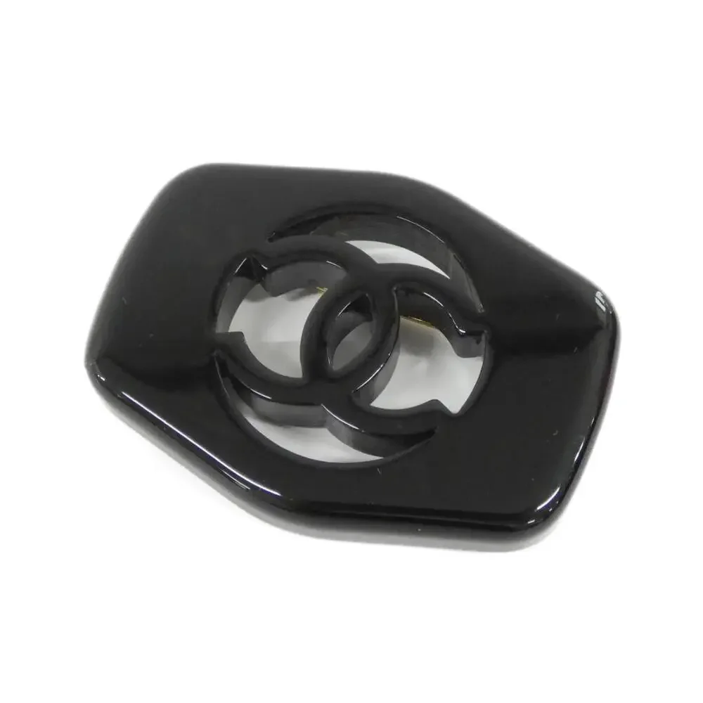 CHANEL Black Brooch